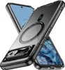 A clear phone case with a magnetic ring is shown diagonally, with another phone visible underneath. Náhled obrázku produktu