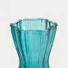 HOMLA JUNNE Glasvase türkis 13x25 cm Produktbild-Vorschau 2