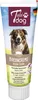 A tube of dog food cream with a picture of a dog on it. Produktbild-Vorschau