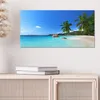 DEQORI Hybrid Leinwand Bild 60x30 cm 'Bilderbuchstrand ' Produktbild-Vorschau 4