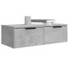 vidaXL Nástěnná skříňka Concrete Grey 68x30x20 cm Dřevěný Náhled obrázku produktu 4