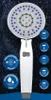 A shower head with various spray settings depicted against a dark, watery background. Produktbild-Vorschau