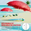 KINGSLEEVE® Ombrellone Stile Hawaii Ø160 cm Inclinabile e Anteprima dell’immagine prodotto 2
