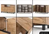 Skandinavische Kommode Sideboard Holz 140x80x35 für Produktbild-Vorschau 8