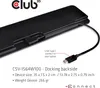 Club3D - Dockingstation - USB-C 3.2 Gen 1 - VGA, HDMI, DP - Anteprima dell’immagine prodotto 9