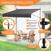 Yakimz tenda da sole a morsetto tenda da sole per balcone Anteprima dell’immagine prodotto 6