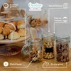 Creative Home: juego de 10 tarros de cristal altos de 0,5 Vista previa de la imagen del producto 4