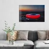 DEQORI Glasbild Echtglas 90x60 cm 'Allianz Arena, München' Produktbild-Vorschau 3