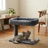 Kratzbaum für Katze 41 cm, Katzenbaum mit weicher Produktbild-Vorschau 3