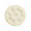 vidaXL Cuscino rotondo crema Ø 60 x11 cm Tessuto Oxford Anteprima dell’immagine prodotto 1