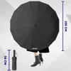 Lukana Sturmregenschirm Schwarz – Windfester Taschenschirm Produktbild-Vorschau 7