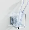 WENKO Držák zubních kartáčků QUADRO bez vrtání Nerezový Náhled obrázku produktu 9
