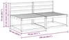 "im Sonderangebot"2 Stück Outdoor Mittelsofa/Couchgarnitur Produktbild-Vorschau 7