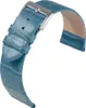 Eulit Rainbow Uhrenarmband Kalbsleder hellblau Krokoprägung Produktbild-Vorschau 1