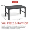 Allibert Gartentisch Lyon, Farbe: Graphitgrau, Produktbild-Vorschau 5