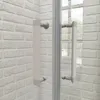 100x100x185cm ESG Nano Glas Drehtür Eckeinstieg Pendeltür Produktbild-Vorschau 8