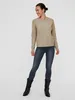 Vero Moda Doffy O-neck Pullover Braun L Frau Braun L Produktbild-Vorschau 7