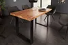 riess-ambiente Massivholz Esstisch IRON CRAFT 120cm braun Produktbild-Vorschau 2