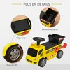 HOMCOM Porteur Enfant Camion 18-36 Mois Benne basculante Voir les images du produit 7