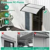 122 x 99 cm Vordach für Haustür Überdachung Haustürvordach Produktbild-Vorschau 4