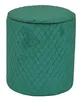 Sitzhocker Sitzpouf Pouf Fußhocker Hocker in Smaragdgrün Produktbild-Vorschau 2