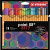 STABILO Fineliner -  point 88 - ARTY - 24er Pack - 24 Produktbild-Vorschau 1