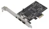 PCIE 1X auf 3 Port 1394A Firewire Riser Karte Dual Chip Produktbild-Vorschau 3