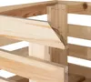 HI - Bedna na ovoce s kolečky Dřevěná stohovací bedna Bedna Náhled obrázku produktu 6