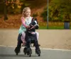 Cheval à roulettes inline Ponnie Ebony S avec une selle Voir les images du produit 4