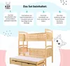 KEF Lena Etagenbett Kinder Etagenbett 3 Personen Holz Produktbild-Vorschau 6