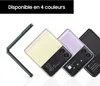 Multiple Samsung Galaxy Z Flip3 phones in different colors are displayed on a white background. Produktbild-Vorschau