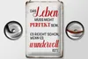 Blechschild Spruch 20x30cm Leben muss nicht perfekt sein Produktbild-Vorschau 3