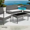 Salon de jardin Sparte 4 places - gris Voir les images du produit 4