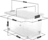 BigDean 4 Stück 60 L Aufbewahrungsbox mit Deckel groß Produktbild-Vorschau 3