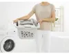 Rotho Flowers Cesto per la biancheria 50L Grigio Anteprima dell’immagine prodotto 12