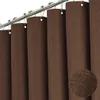 Leinenstoff Duschvorhang - 240x200cm - wasserdicht und Produktbild-Vorschau 1