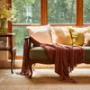 Unyqoos® Chenille-Wohndecke in Rostorange – weiches, Produktbild-Vorschau 2