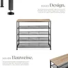 tectake® Schuhregal Sheffield 100 x 30,5 x 93 cm Produktbild-Vorschau 3