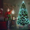 LZQ Arbre de Noël en PVC Artificiel 210 cm avec LED fibre Voir les images du produit 10