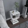 Skye Decor, Carter - Bílá, noční stolky a skříňky, bílá, Náhled obrázku produktu 2