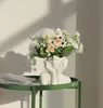 Dekovase Keramik Vase, Pampasgras Vasen matt Produktbild-Vorschau 2