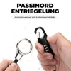 ROCKBROS Fahrradschloss Helmschloss 150cm Kabelschloss Produktbild-Vorschau 4