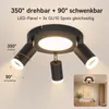 ZMH Deckenleuchte Led Deckenspot 3 Flammig GU10 - Produktbild-Vorschau 3