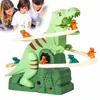 Rennbahn mit kletternden Dinosauriern und Treppe LED Sound Produktbild-Vorschau 1