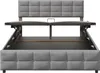 OKWISH Lit Coffre 180x200 cm - Lit Hydraulique avec Voir les images du produit 6