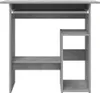 Scrivania grigio cemento 80x45x74 cm materiale a base di Anteprima dell’immagine prodotto 11