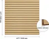 SucceBuy 4 x 4 ft SlatWall revêtement, MDF mur de garage à Voir les images du produit 8