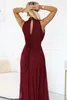Numoco Abendkleid Veronica Maxikleid Partykleid, bordeaux Produktbild-Vorschau 6