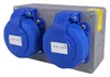 RoadEu – Doppelsteckdose 2x Schuko 230V 16A IP67 Produktbild-Vorschau 1