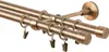 Gardinenstange 360 cm Wandmontage | Vorhangstange 2 läufig Produktbild-Vorschau 3